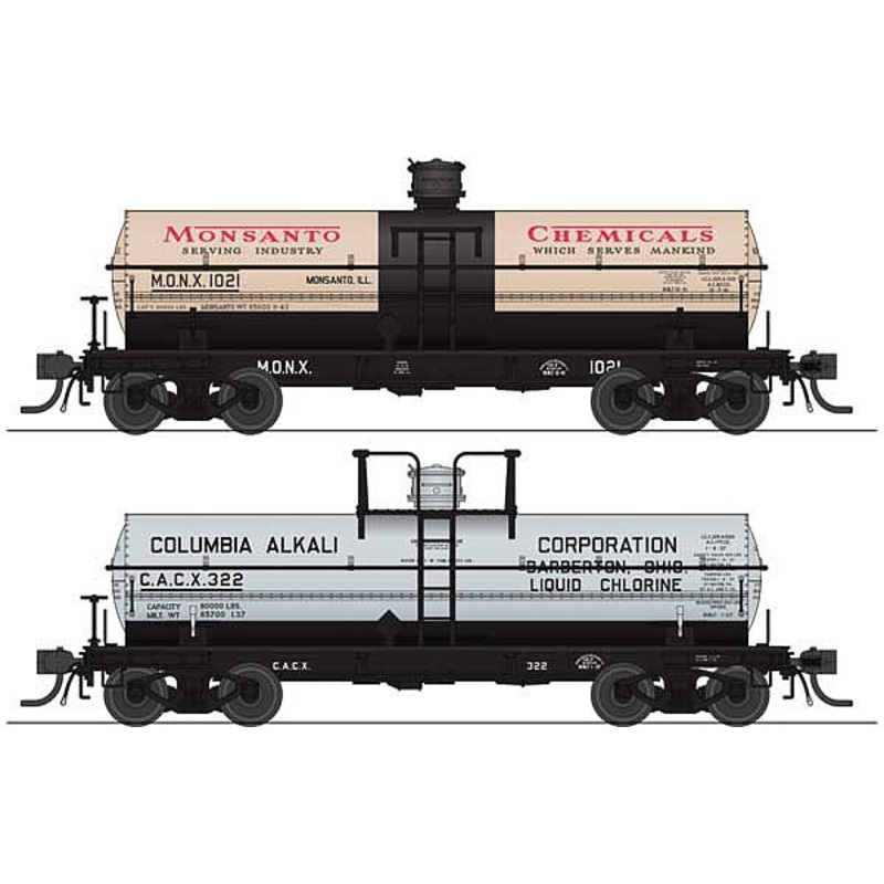 6,000 gallon Tank Car Variety Set A 2 pack