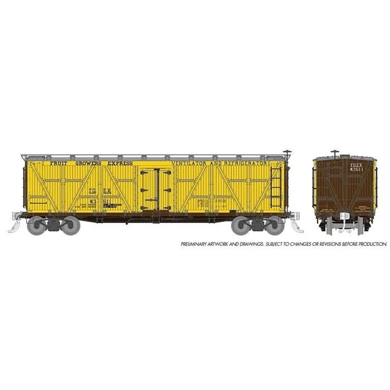FGE Class R7 Wood Reefer – Ready to Run