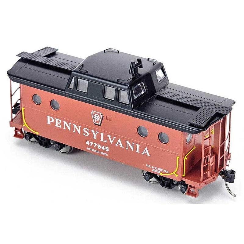 HO N-5C Caboose PRR #477949/Shadow Keystone Pittsburgh Reg.