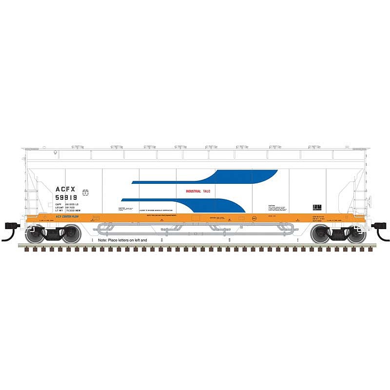 Pressuraide Covered Hopper ACFX #59918 Orange Sill
