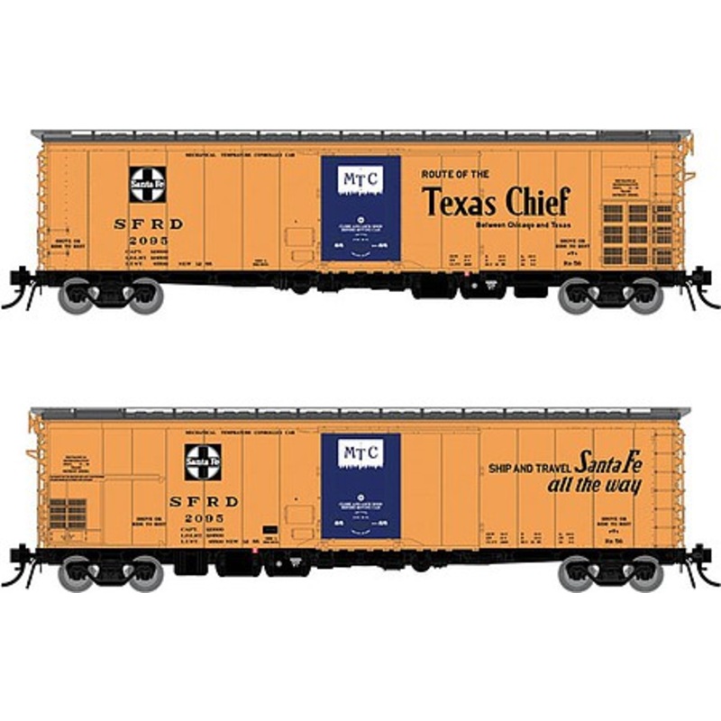 Santa Fe RR-56 Mechanical Reefer Texas Chief (4)