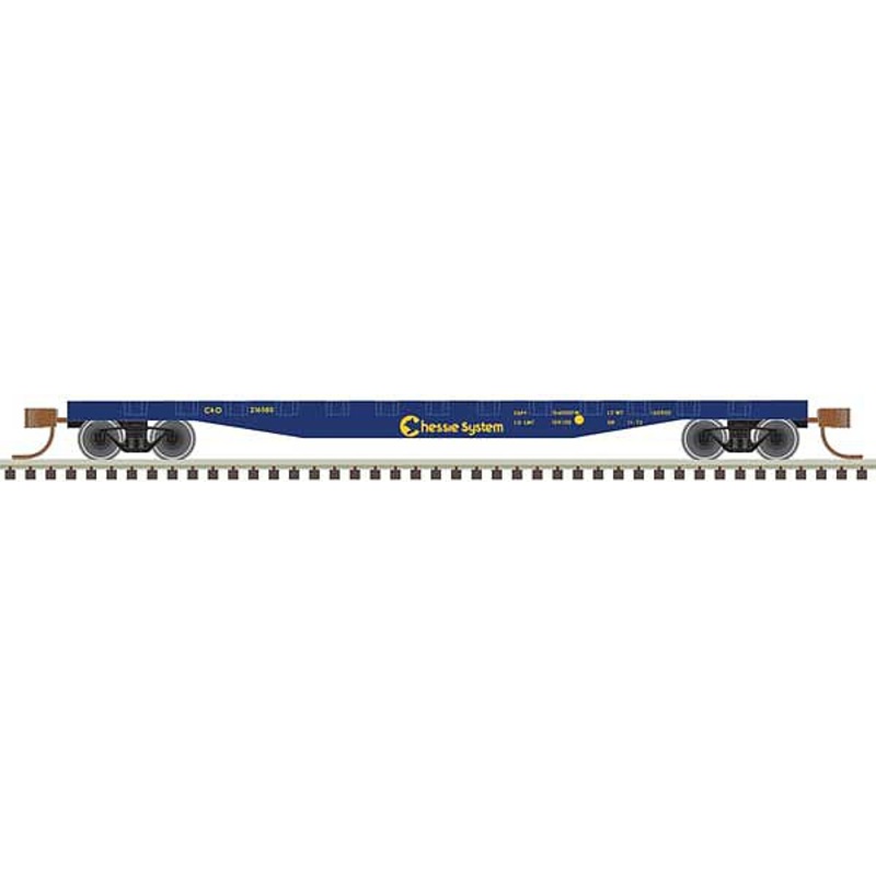 N Flatcar W/Stakes CHES 216605
