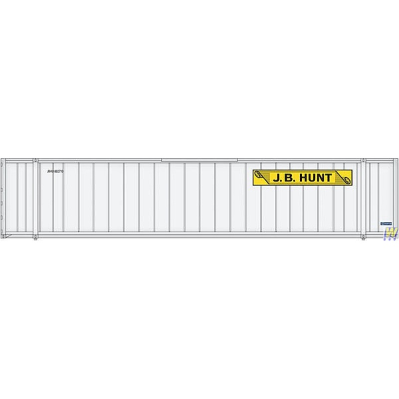 48′ JB Hunt Ribside Exterior-Post Container