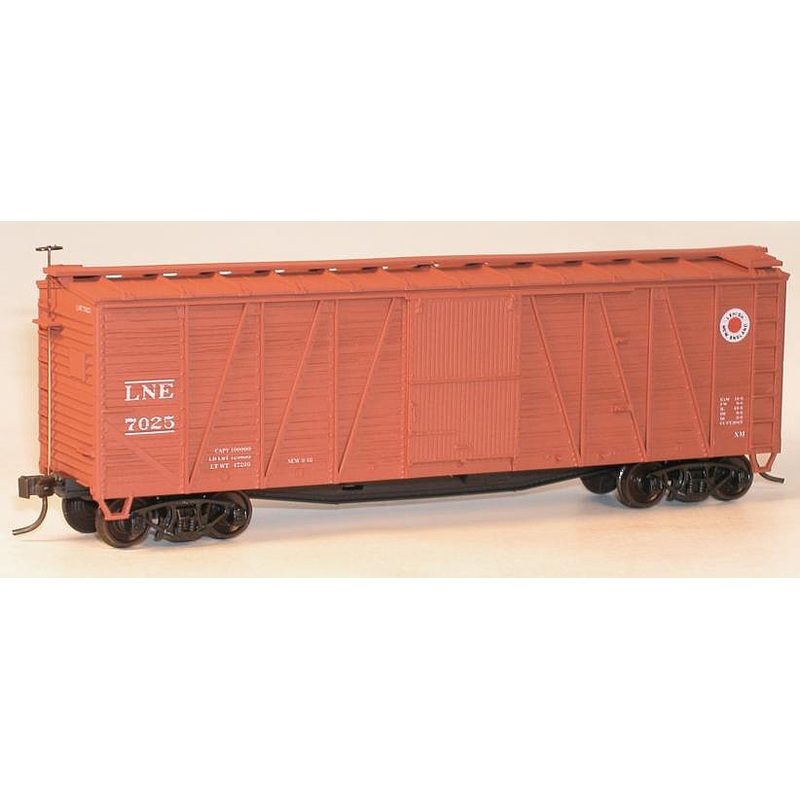 8-Panel Wood Boxcar Lehigh & New England