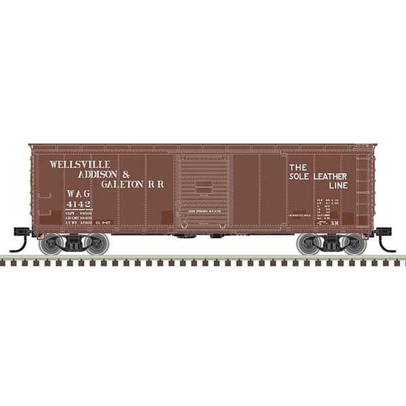 Ho USRA Steel Boxcar WA&G RR 4134