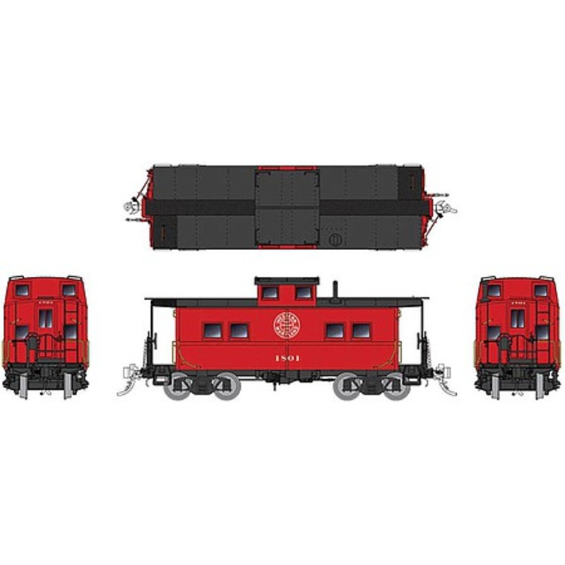 Northeastern-Style Steel Caboose WM #1863