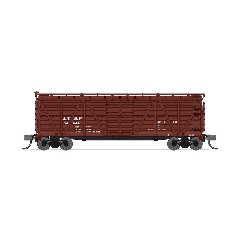 N 40′ Wood Stock Car Sheep ATSF #52314