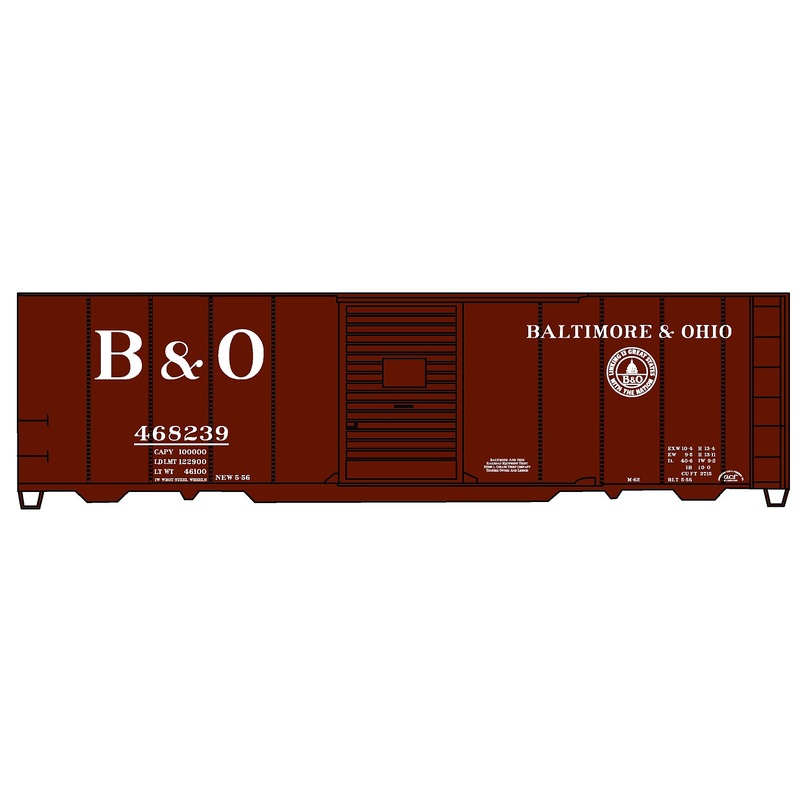 40′ AAR Single Door Boxcar Baltimore & Ohio