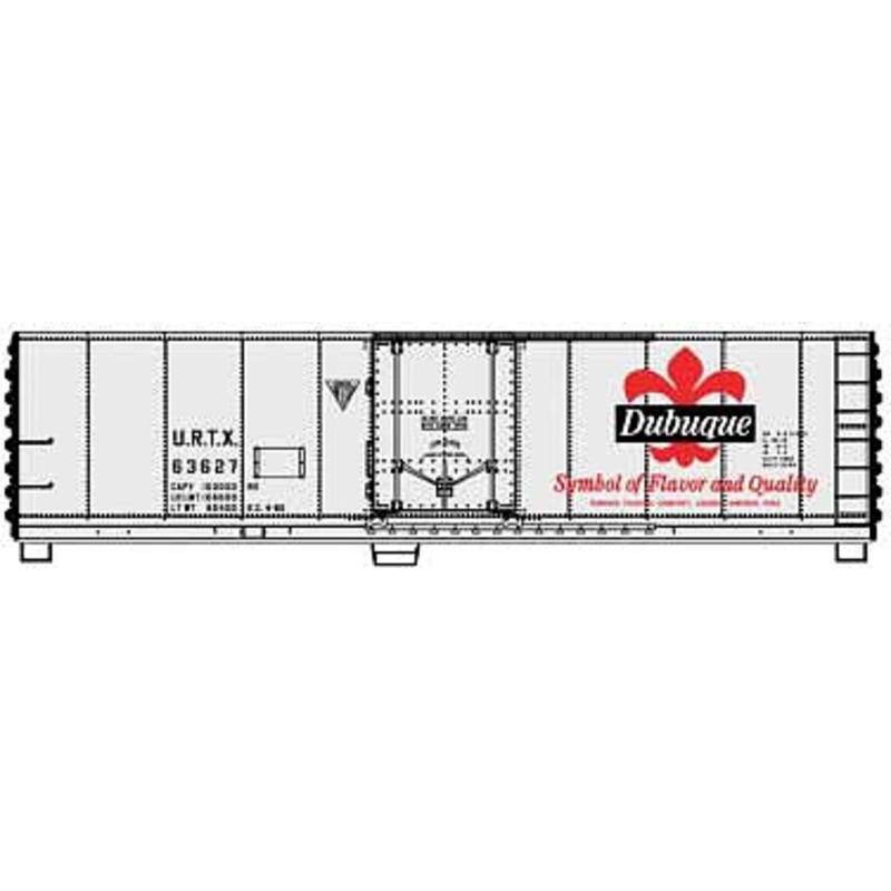 40′ Steel Refrigerator Car kit Dubuque packing #63627