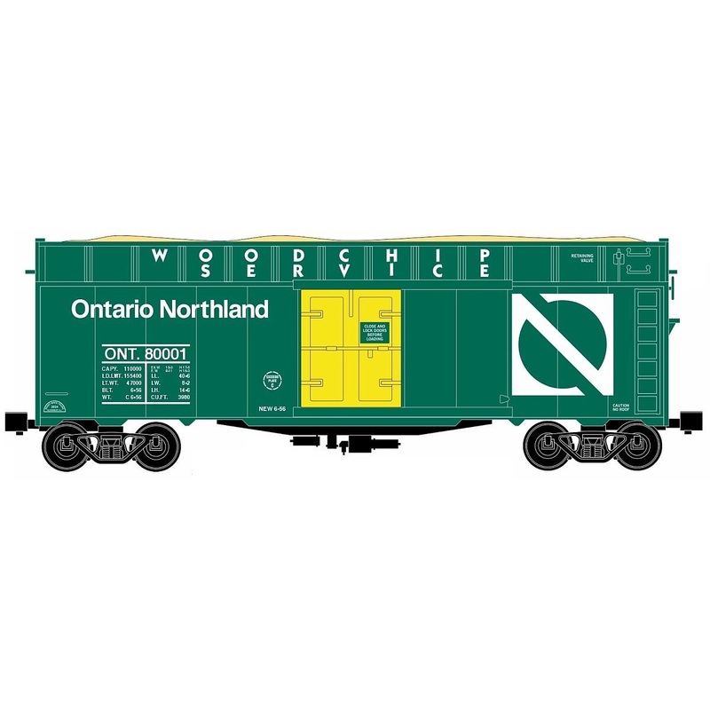 O Woodchip Car Ontario Northland