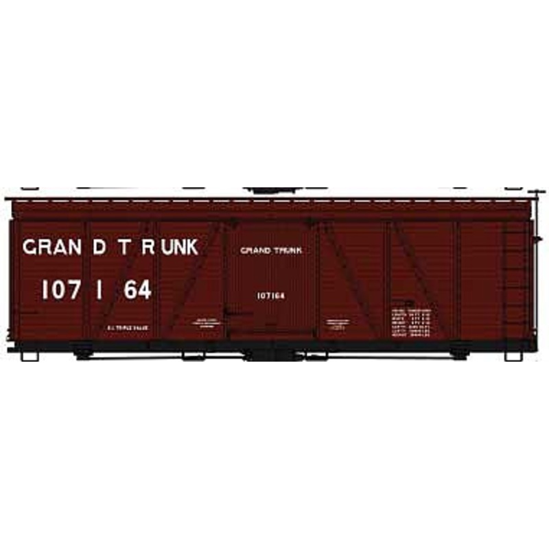36′ Fowler Wood Boxcar Grand Trunk #107164