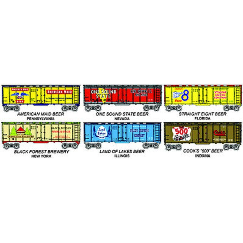 41′ Reefer Beer Can Cars 6-Pack