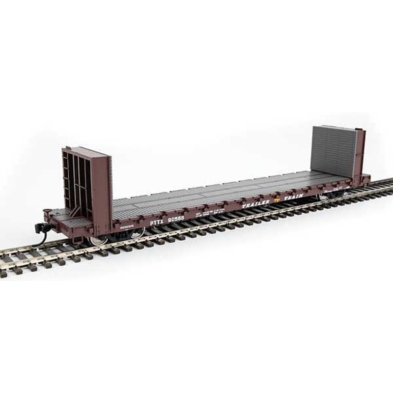 60′ Pullman-Standard Bulkhead Flatcar – Trailer Train #90566