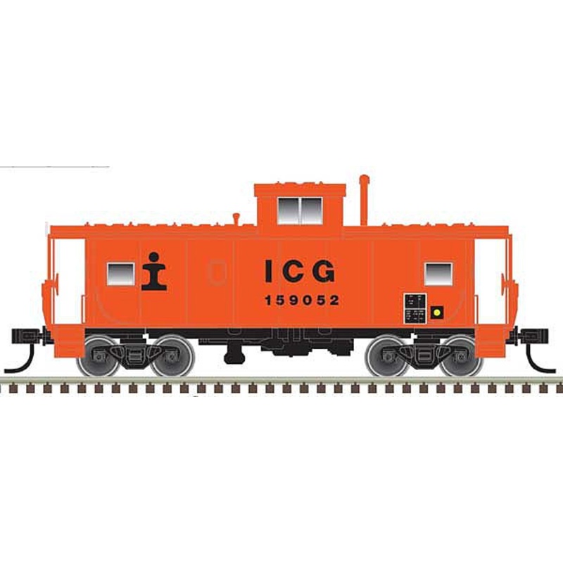 Standard Cupola Caboose Illinois Central Gulf 199052