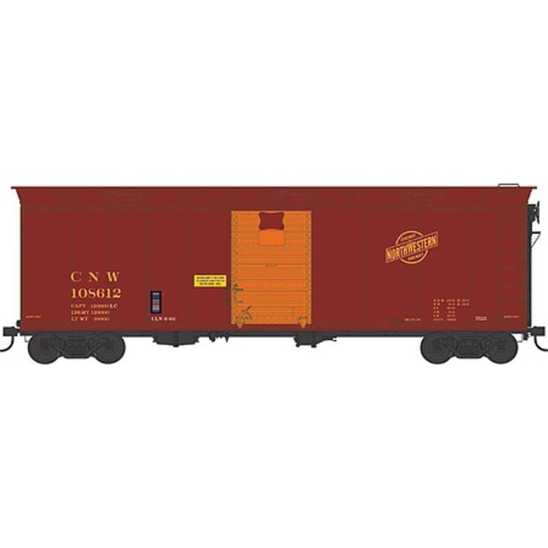 40′ Steel Side Boxcar Chicago & North Western #108618