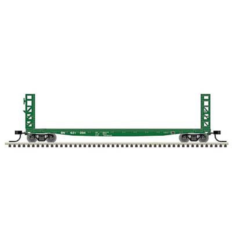 GSI 48′ Bulkhead Flatcar Burlington Northern #621058