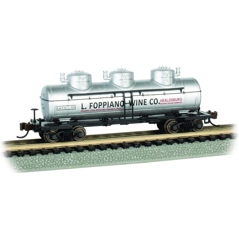 3-Dome Tank Car L. Foppiano Wide Co. #1112