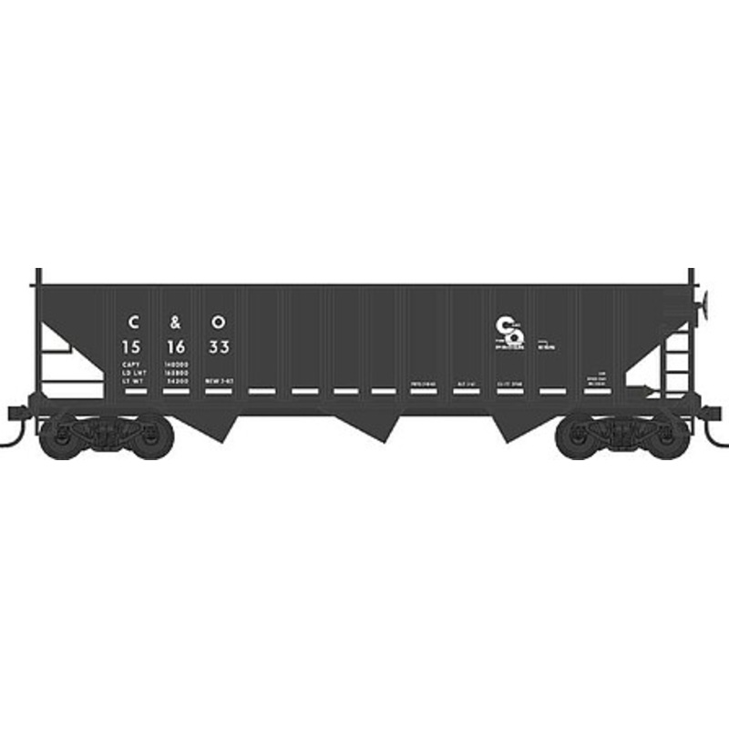 70-Ton 12-Panel 3-Bay Hopper Chesapeake & Ohio #151581