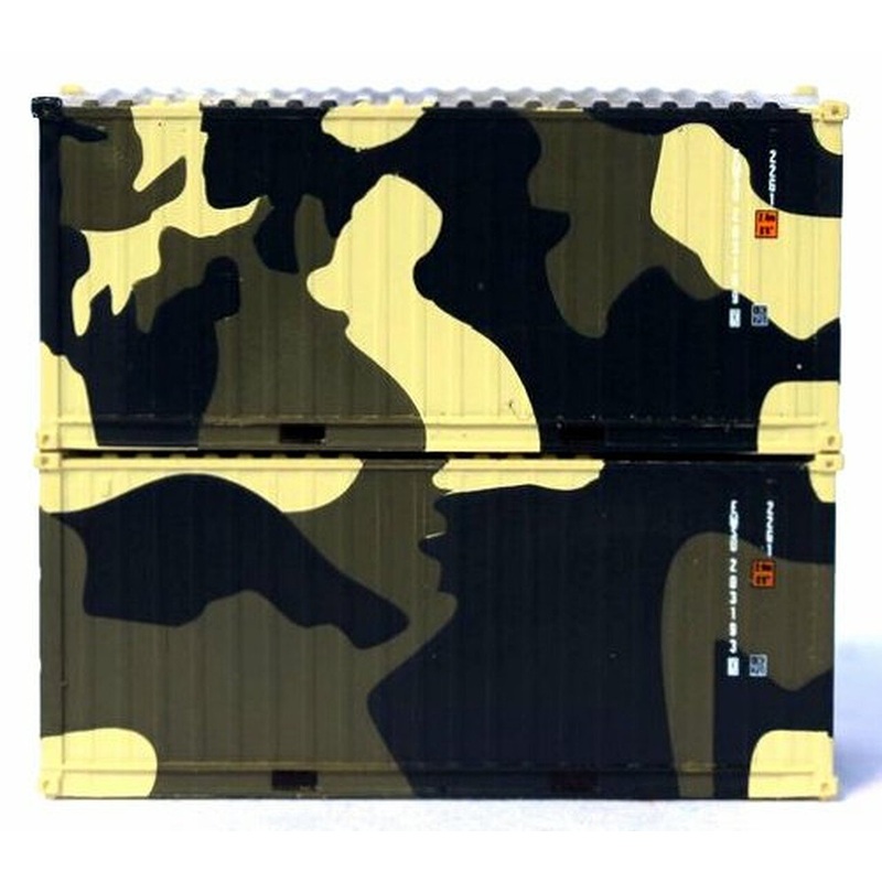 N 20′ Std Height Container EMSU Camo