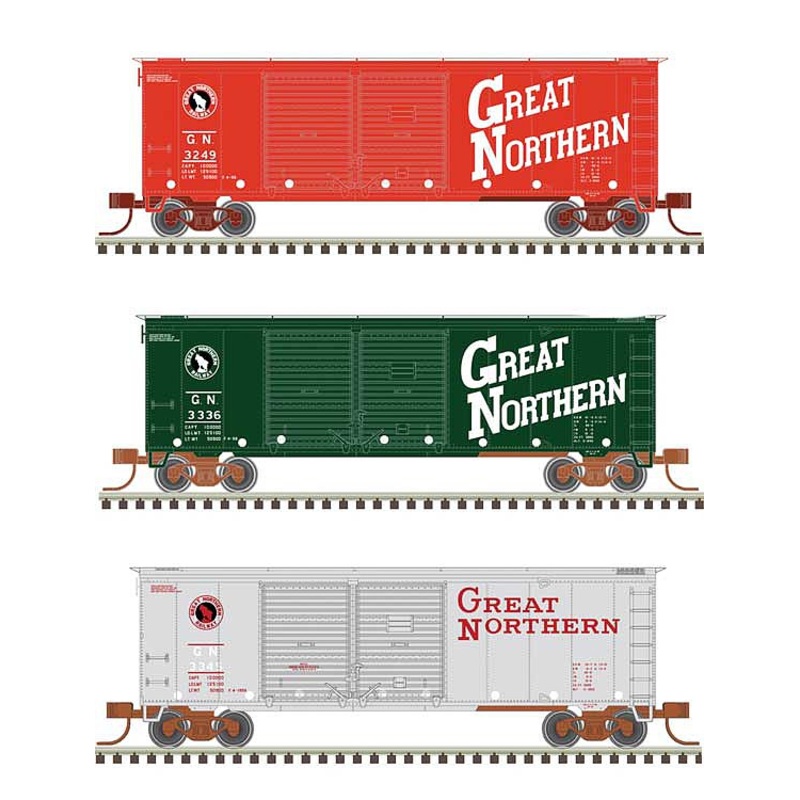 N 40’DD Boxcar GNES 3pak