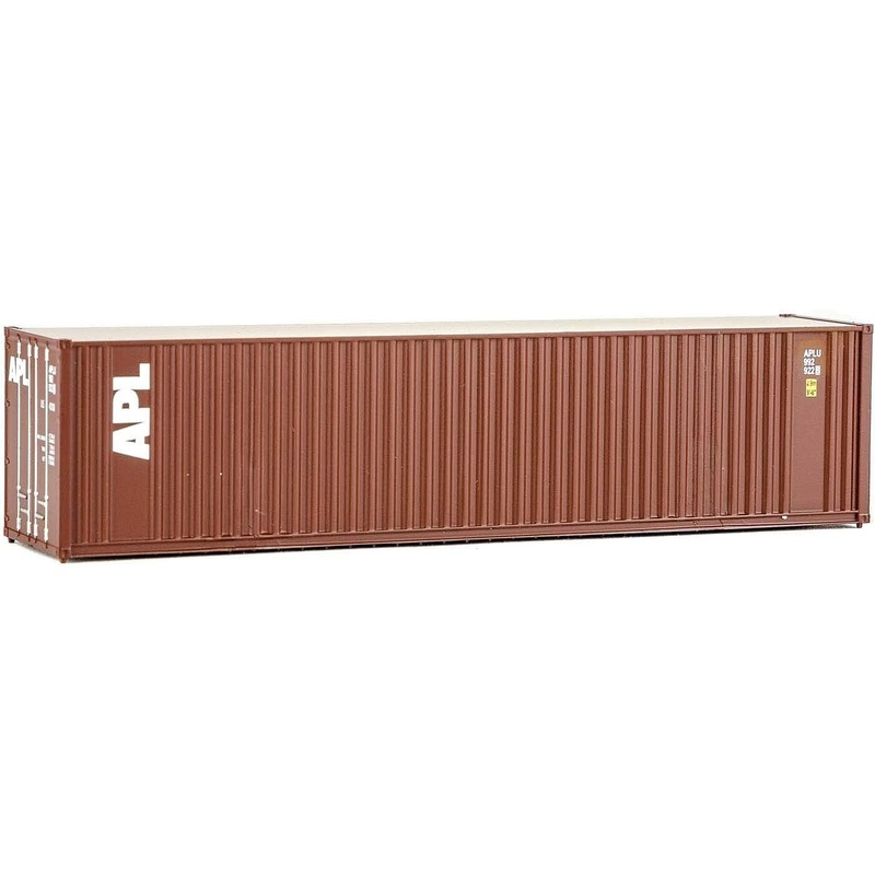 40′ APL Hi-Cube Corrugated Container w/ Flat Roof