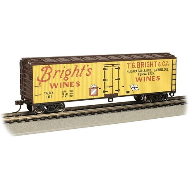 40′ Wood Side refrigerator Boxcar Bright’s Wine