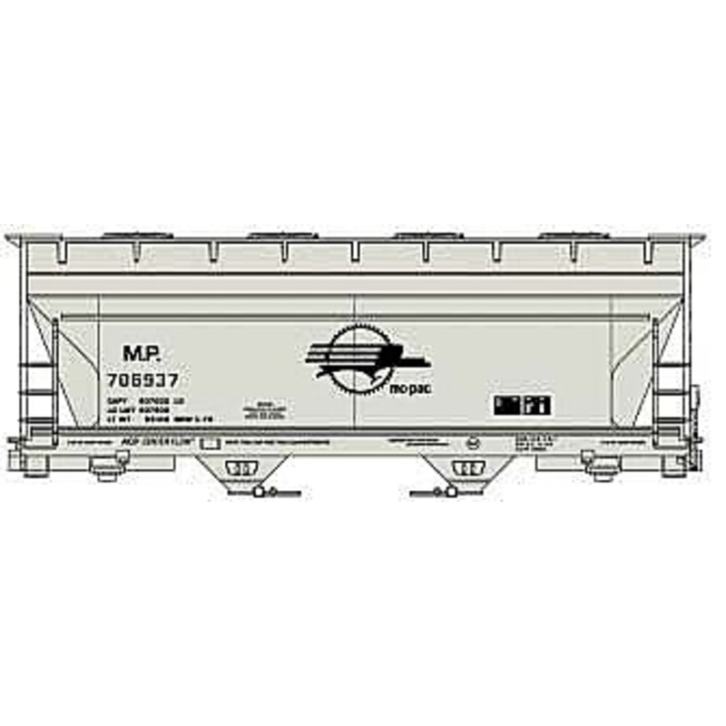 2 Bay ACF Covered Hopper MP