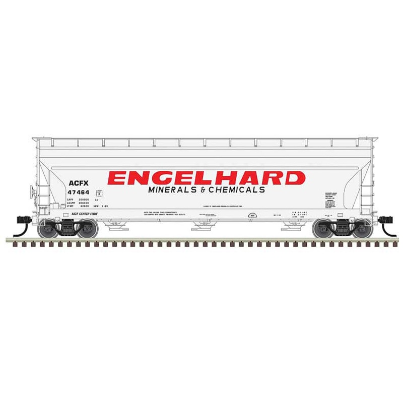 4650 3-bay Centerflow Hopper Engelhard #47455