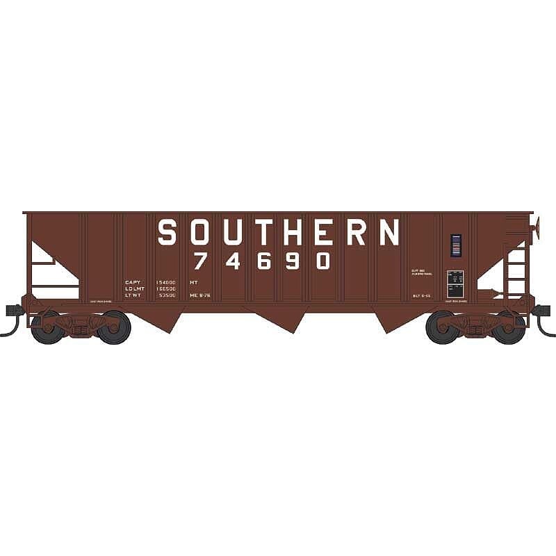 70-Ton 12-Panel 3-Bay Hopper Southern Railway #74690