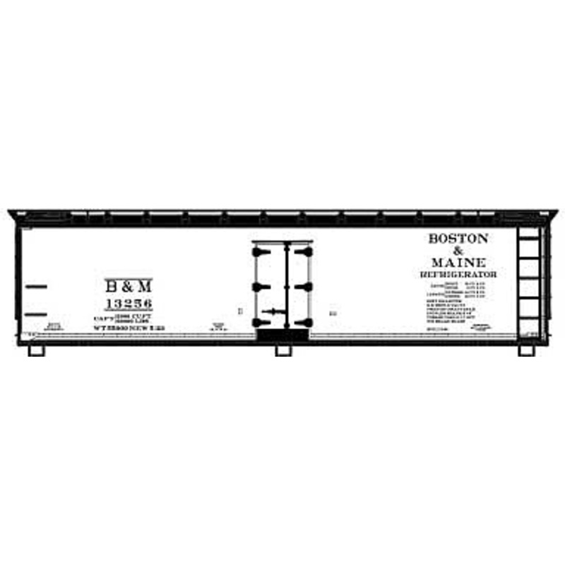 HO 40′ Wood Reefer B&M Single car