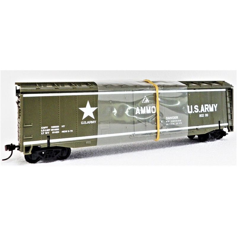 HO US Army Exploding Boxcar