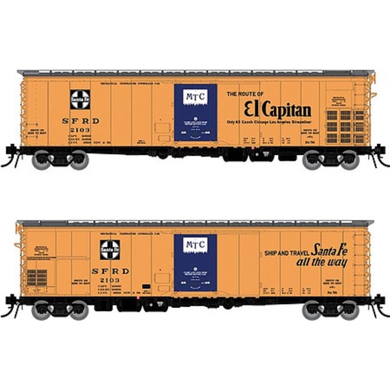 Santa Fe RR-56 Mechanical Reefer El Capitan