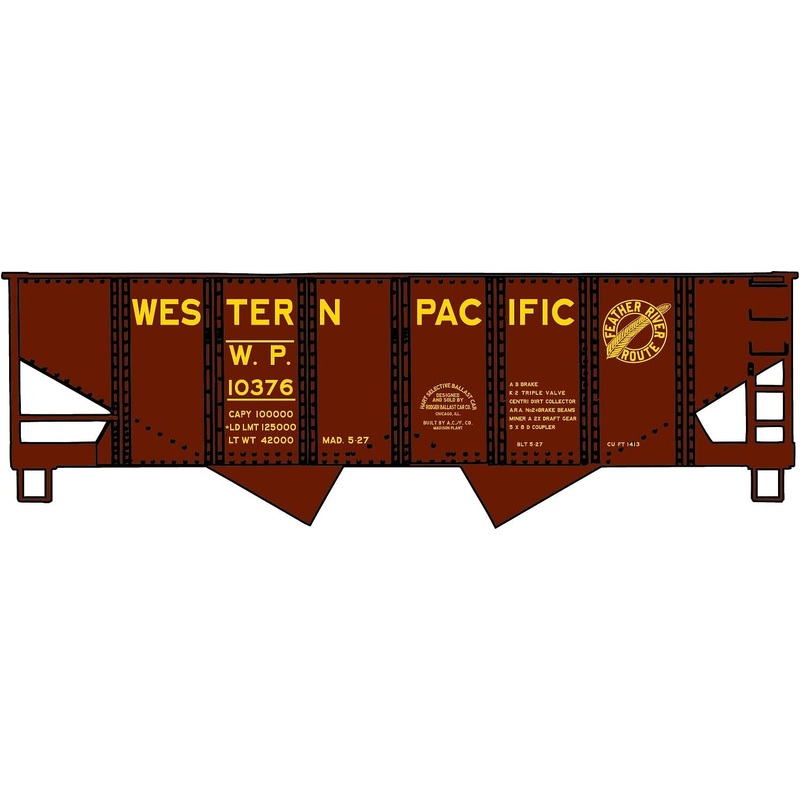 USRA 55-Ton Twin Open Coal Hopper WP #10376