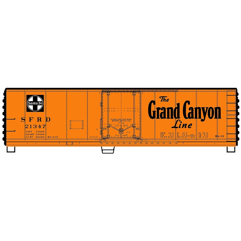 40′ Steel Refrigerator car kit Santa Fe #21347