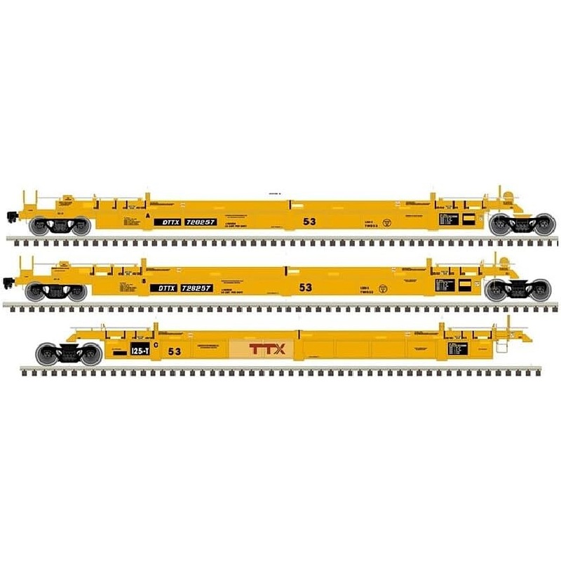 53′ Articulated Well Car TTX #728723 (3)