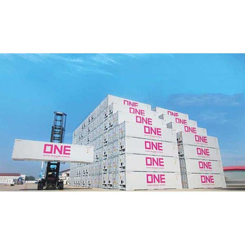 N ONE 40′ Intermodal Container Gray 2pk