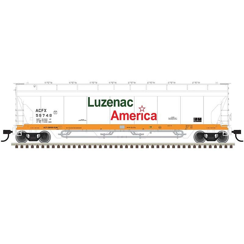 Pressuraide Covered Hopper Luzenac America #59762