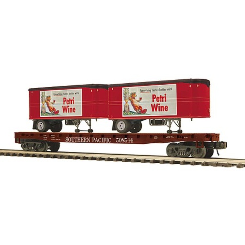 SOU FLAT CAR W/PUP TRAIL
