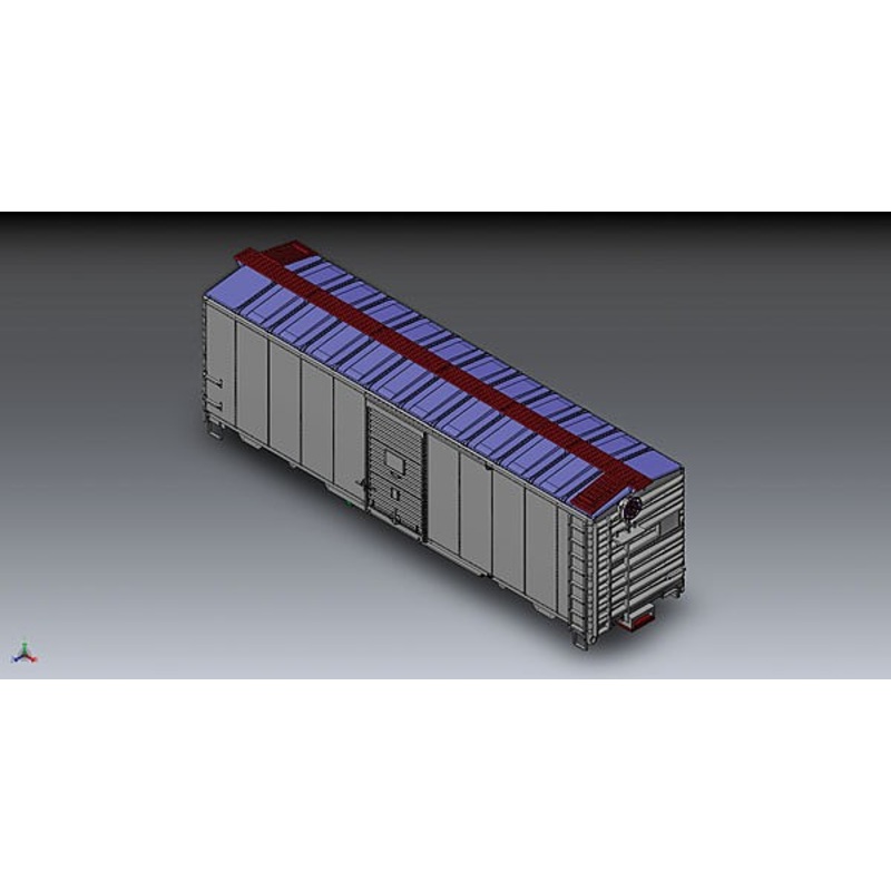 40′ AAR 1944 Boxcar Undecorated