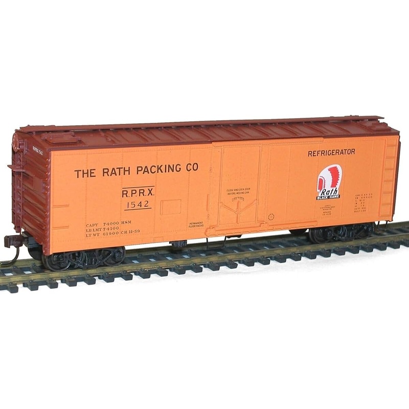40′ Steel Refrigerator Car kit Rath Packing Co #1542