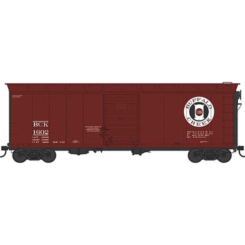 40′ Steel Side Boxcar Buffalo Creek #1655