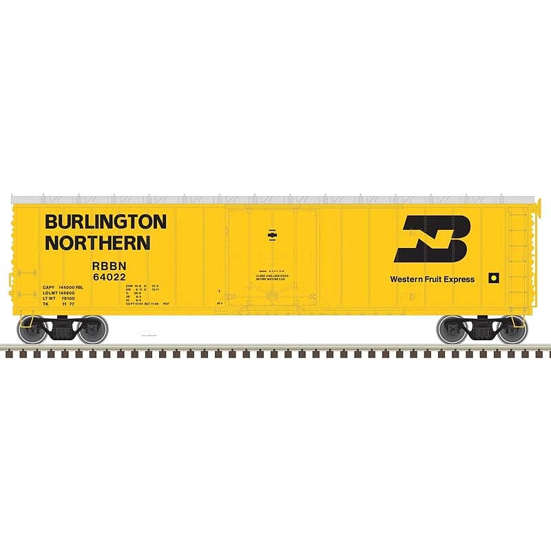 50′ Plug-Door Boxcar Burlington Northern #64125