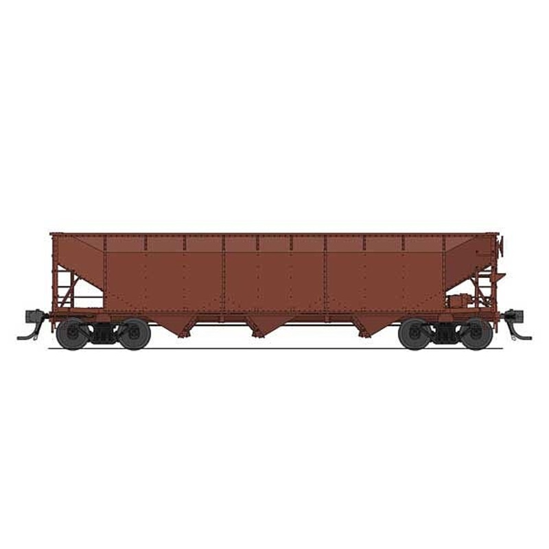 AAR 70-ton Triple Hopper Undecorated Oxide Red