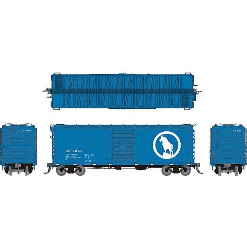 GN 40′ Boxcar Great Northern Big Sky Blue