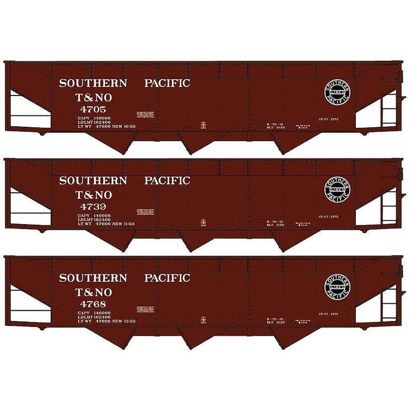 HO 70ton OS Triple Hopper SP/T&NO 3car