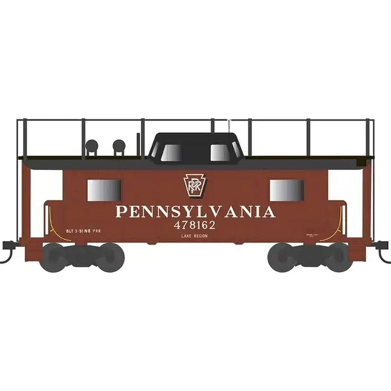 HO N8 Caboose PRR Sh. Key. Lake Reg. w/Trainphone #478162 Rp