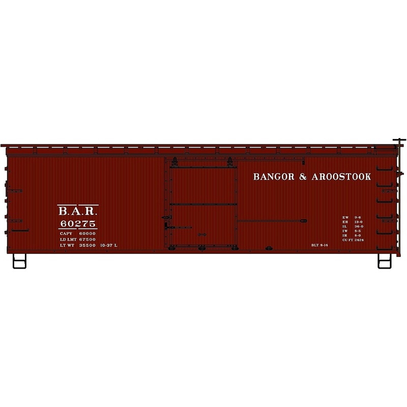 36′ Double Sheathed Wood Boxcar BAR #60275
