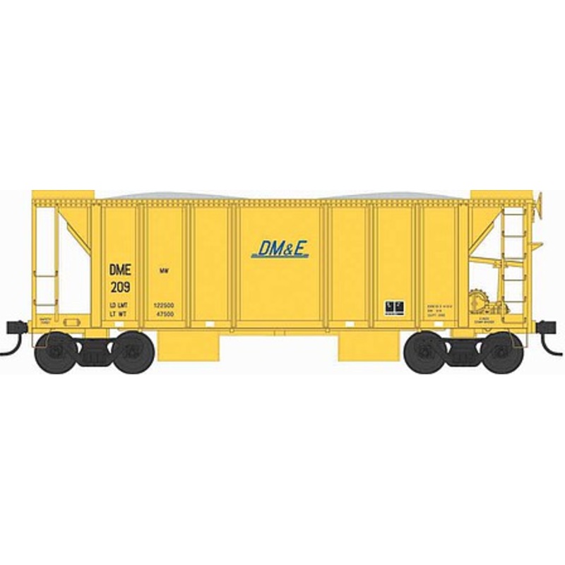 70 ton 2 Bay Ballast Hopper Car DM&E #232