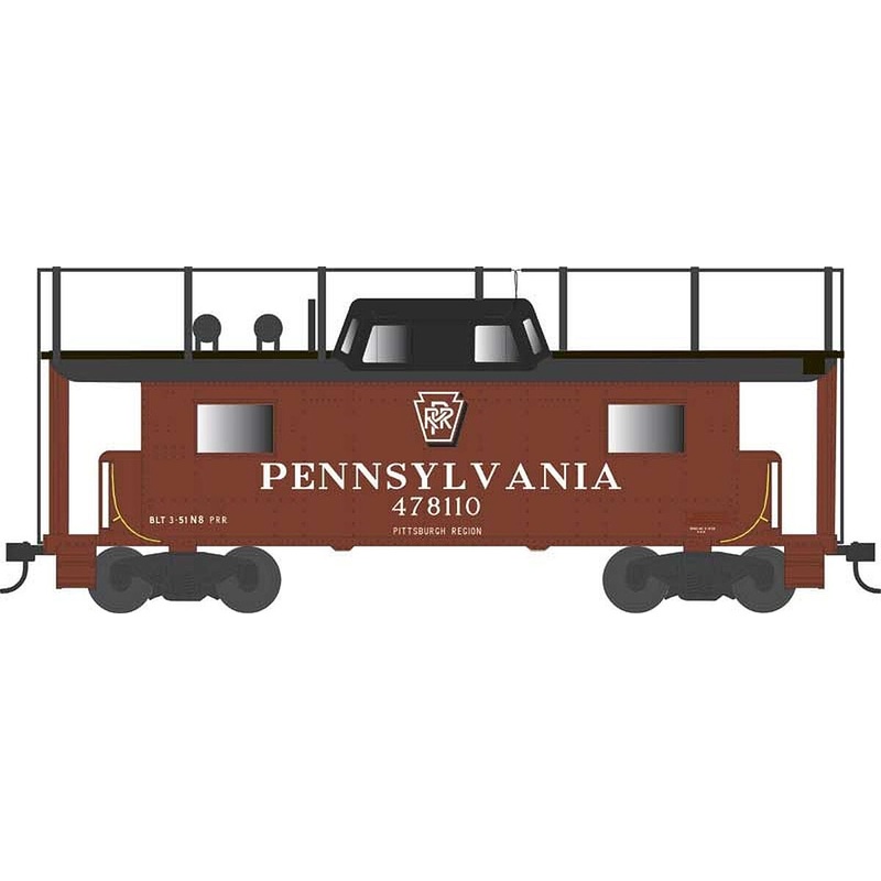 HO N8 Caboose PRR Sh. Key. Pitts. Reg. w/Trainphone #478158