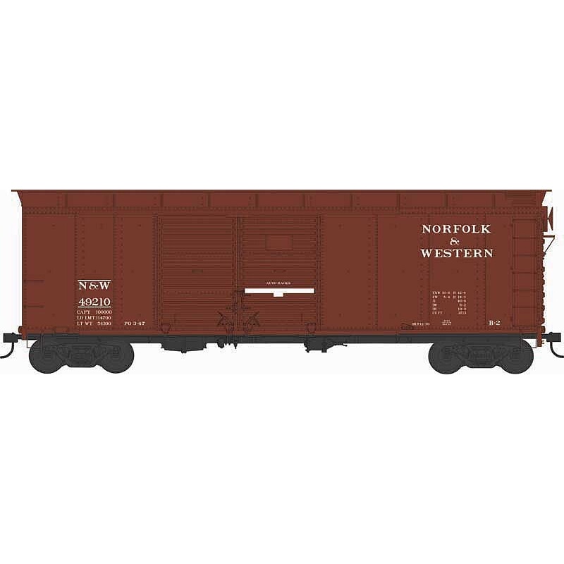 Ho X31 Rd Roof Boxcar N&W 49222